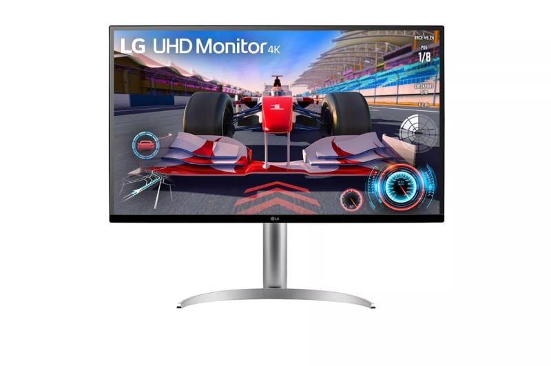 Monitor Consumer LG 32UQ750P-W, 31.5", 3840 x 2160 pixeli, Silver,