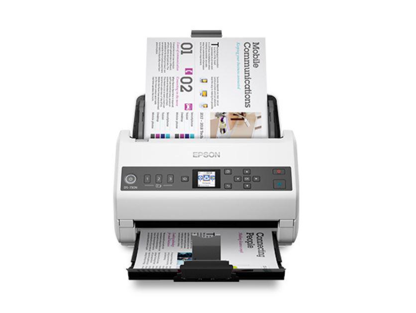 Scanner Epson DS-730N, dimensiune A4, tip sheetfed, viteza scanare: 40 - imagine 3