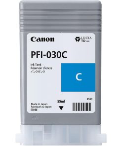 Cartus cerneala Canon PFI-030C, Cyan, capacitate 55ml, pentru Canon imagePROGRAF