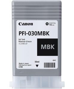 Cartus cerneala Canon PFI-030MBK, Matte Black, capacitate 55ml, pentru Canon