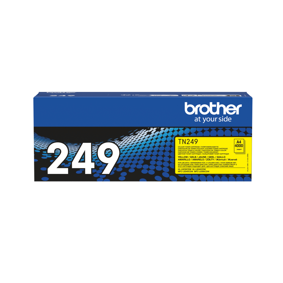 TN249Y Cartus toner Brother Yellow cap. extra TN249Y