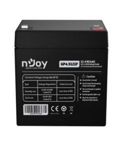 Acumulator nJoy GP4.5121F 12V Capacitate 14,95W/cell evaluat la 1.65V/cell @
