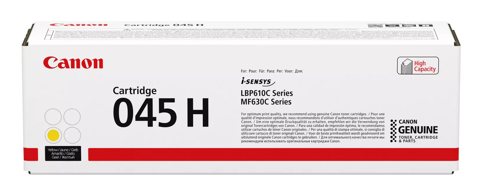 1243C002AA Cartus toner Canon Yellow cap. mare CRG-045HY