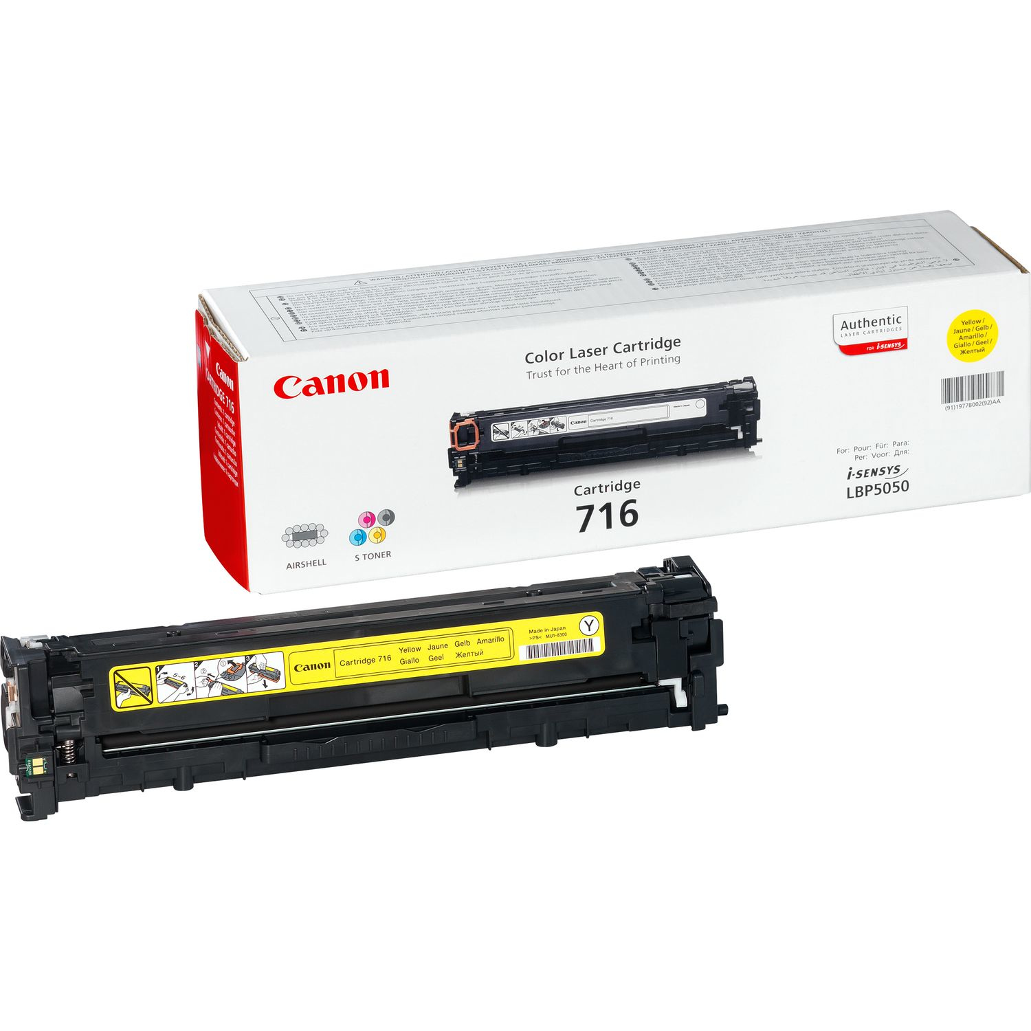1977B002AA Cartus toner Canon Yellow CRG-716Y