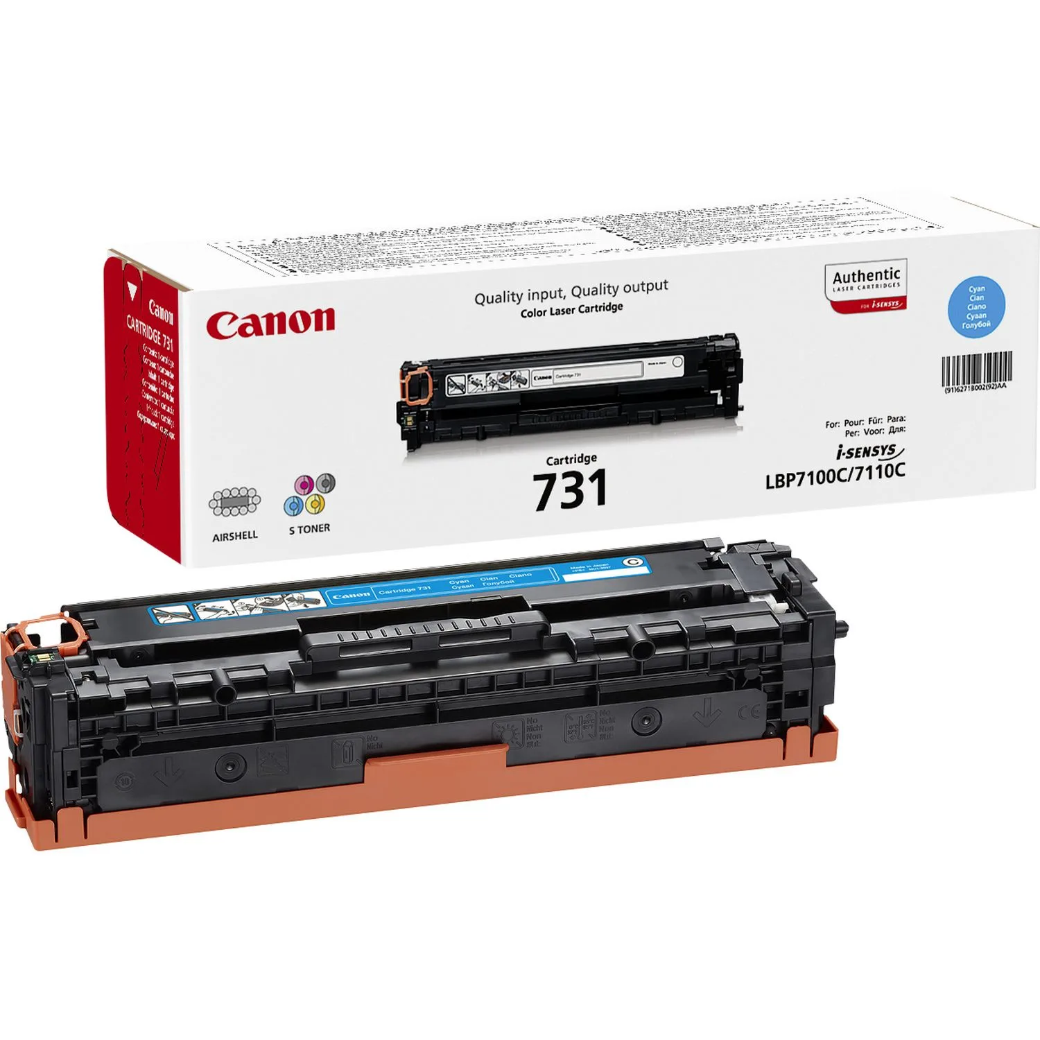 6271B002AA Cartus toner Canon Cyan CRG-731C