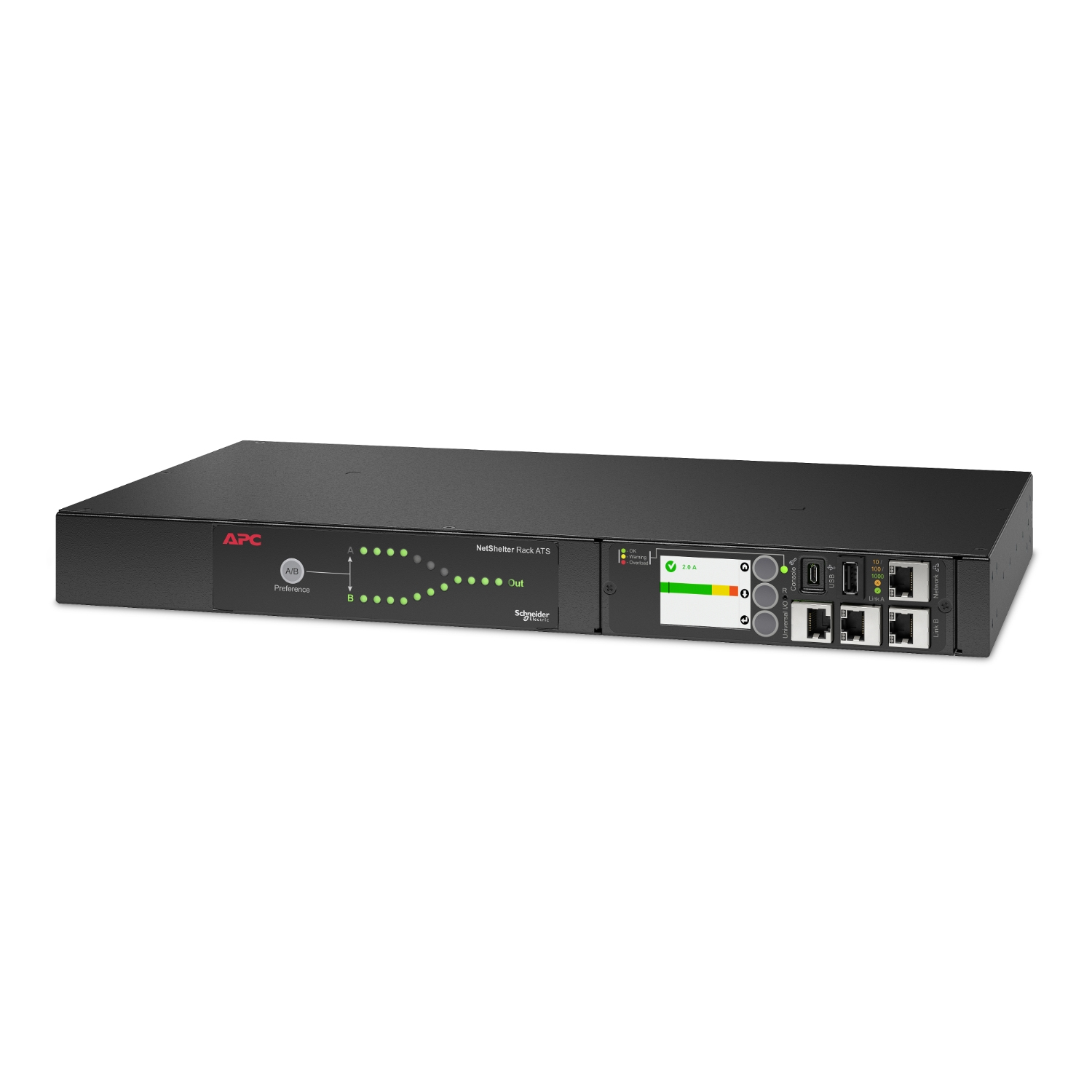 Rack ATS, 230V, 10A, C14 in, (12) C13 ou