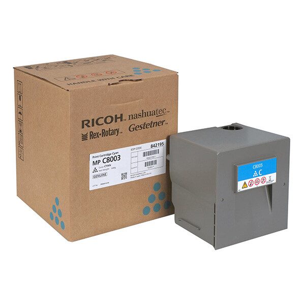842195 Ricoh toner cyan 26000p for IMC6500/IMC8000/MPC6003/MPC8003 - imagine 2