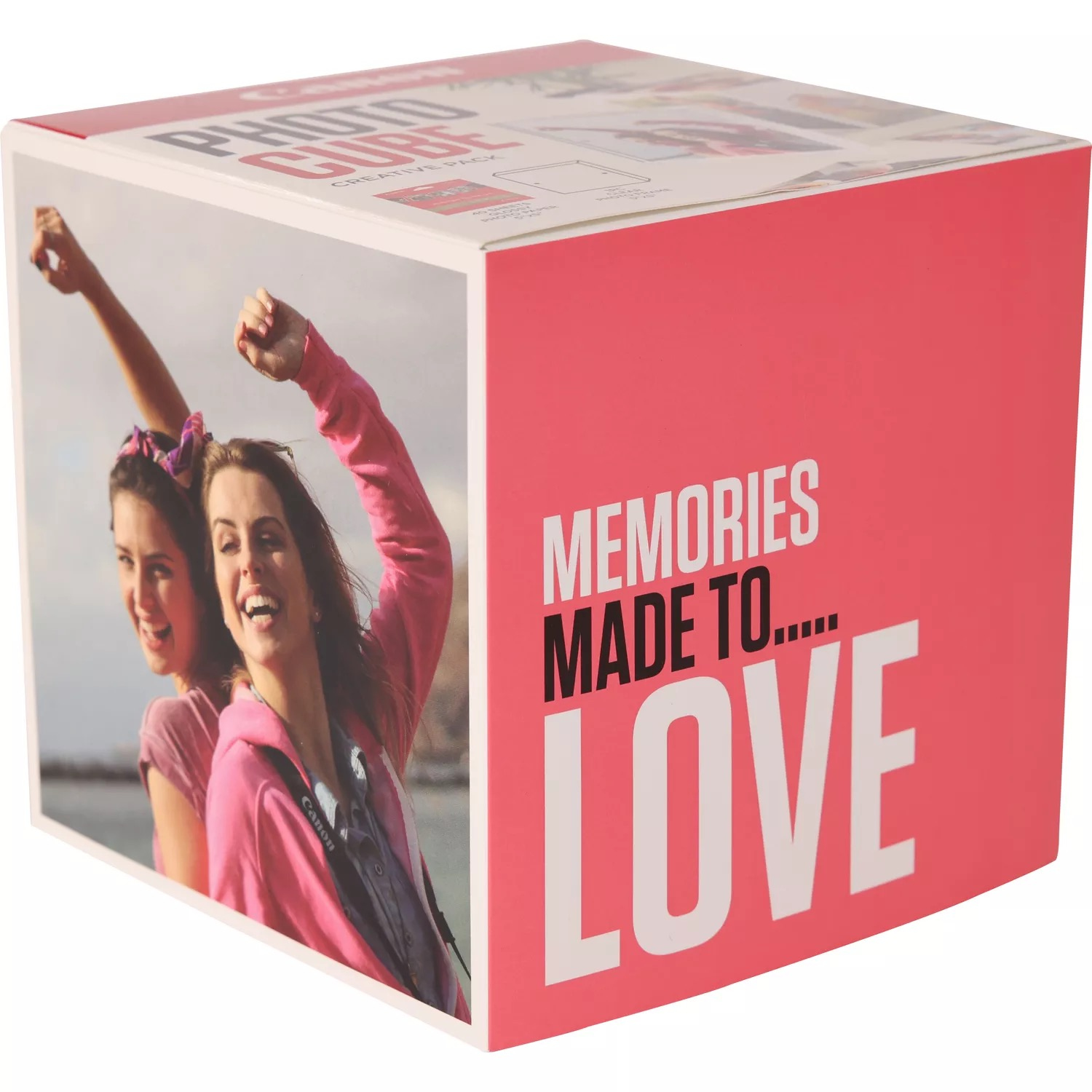 CANON PP-201 13x13CM PHOTO CUBE White / Pink, 40 coli, - imagine 4