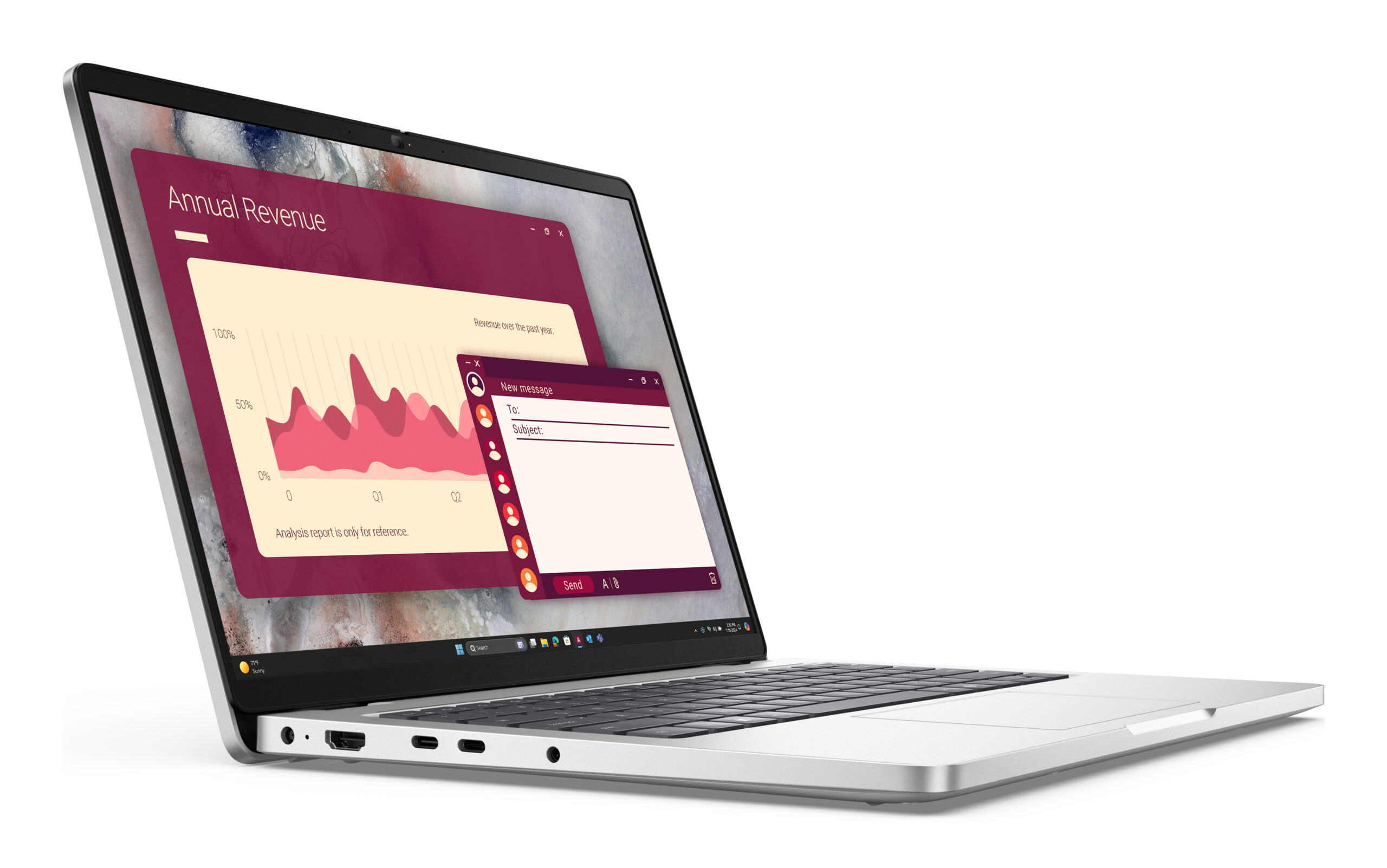 Laptop Business DELL Pro 14 PC14250, cu procesor Intel Core - imagine 2