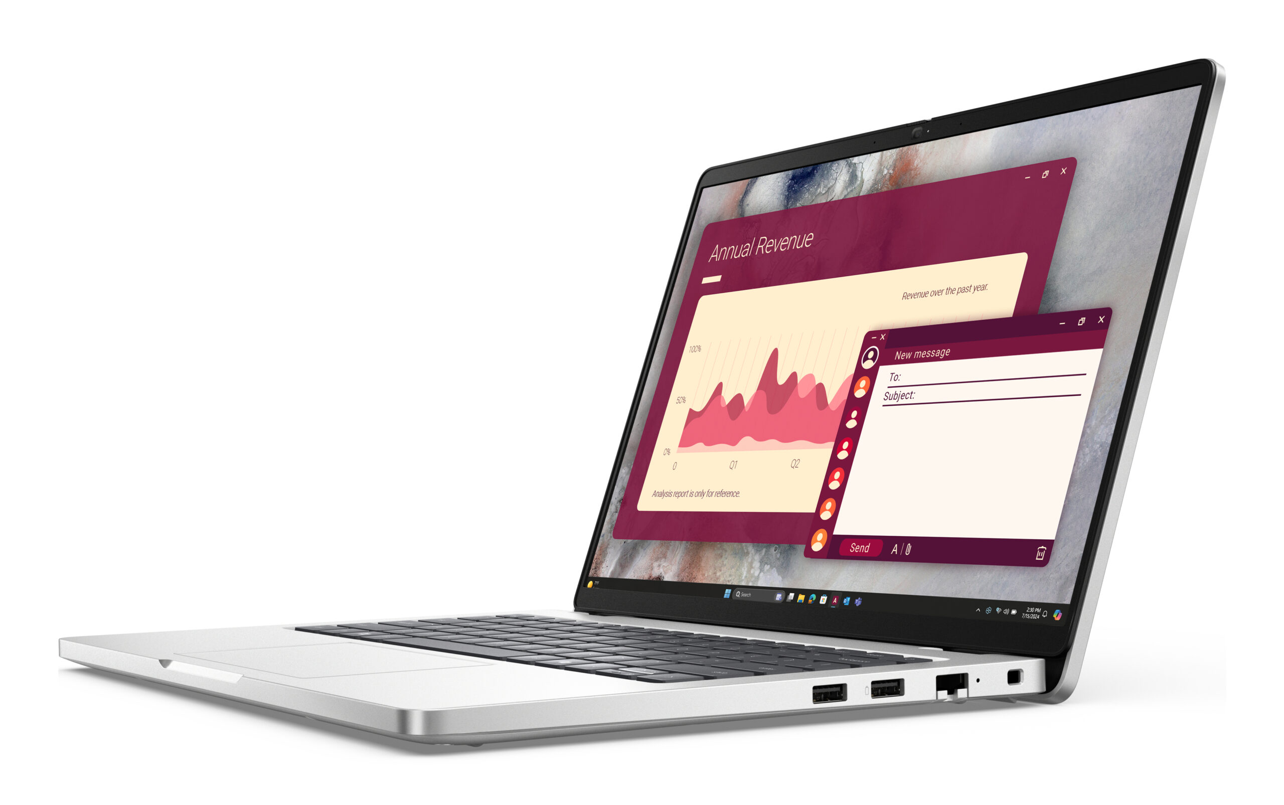 Laptop Business DELL Pro 14 PC14250, cu procesor Intel Core - imagine 3