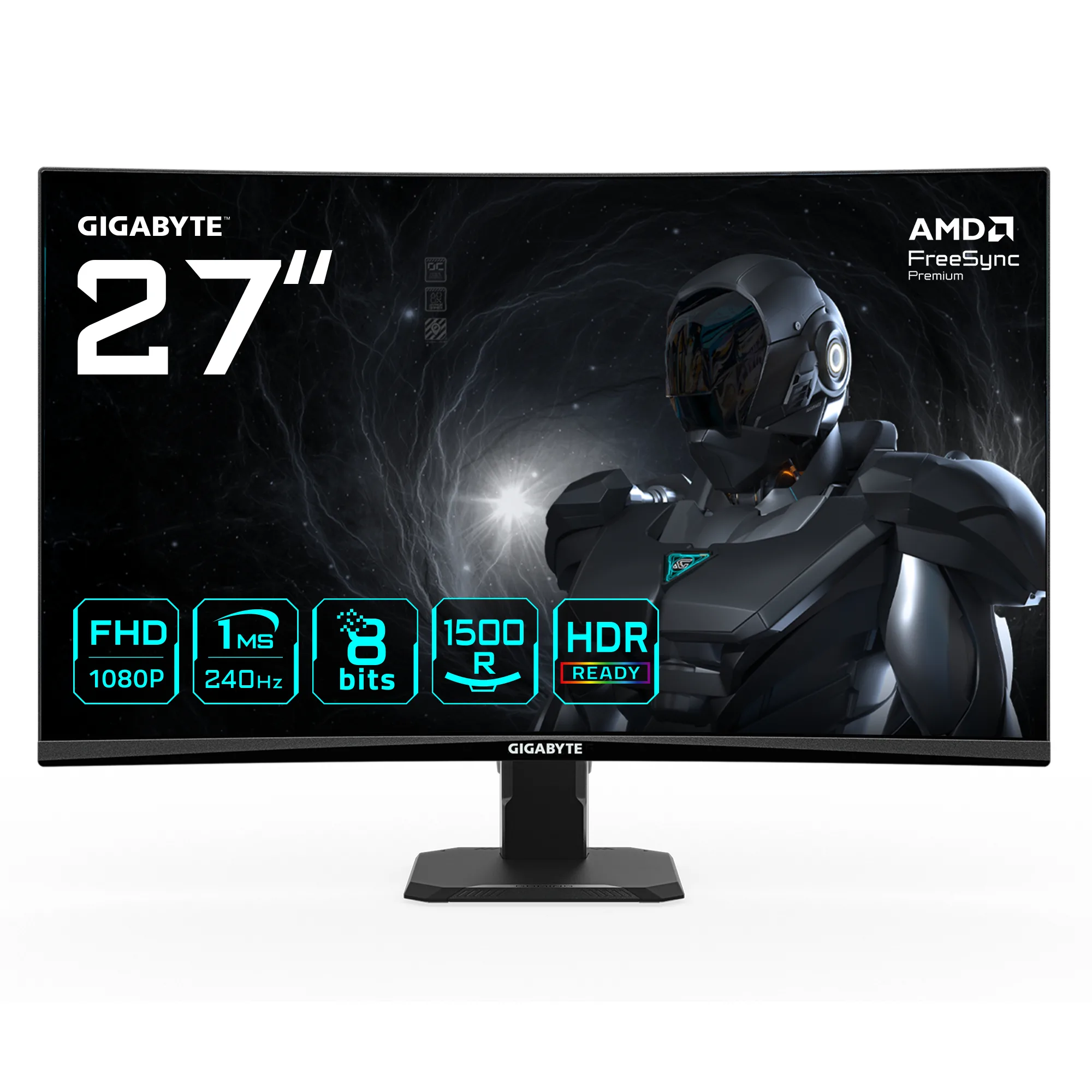GIGABYTE GS27FC2. Display diagonal: 68.6 cm (27"), Display resolution: 1920