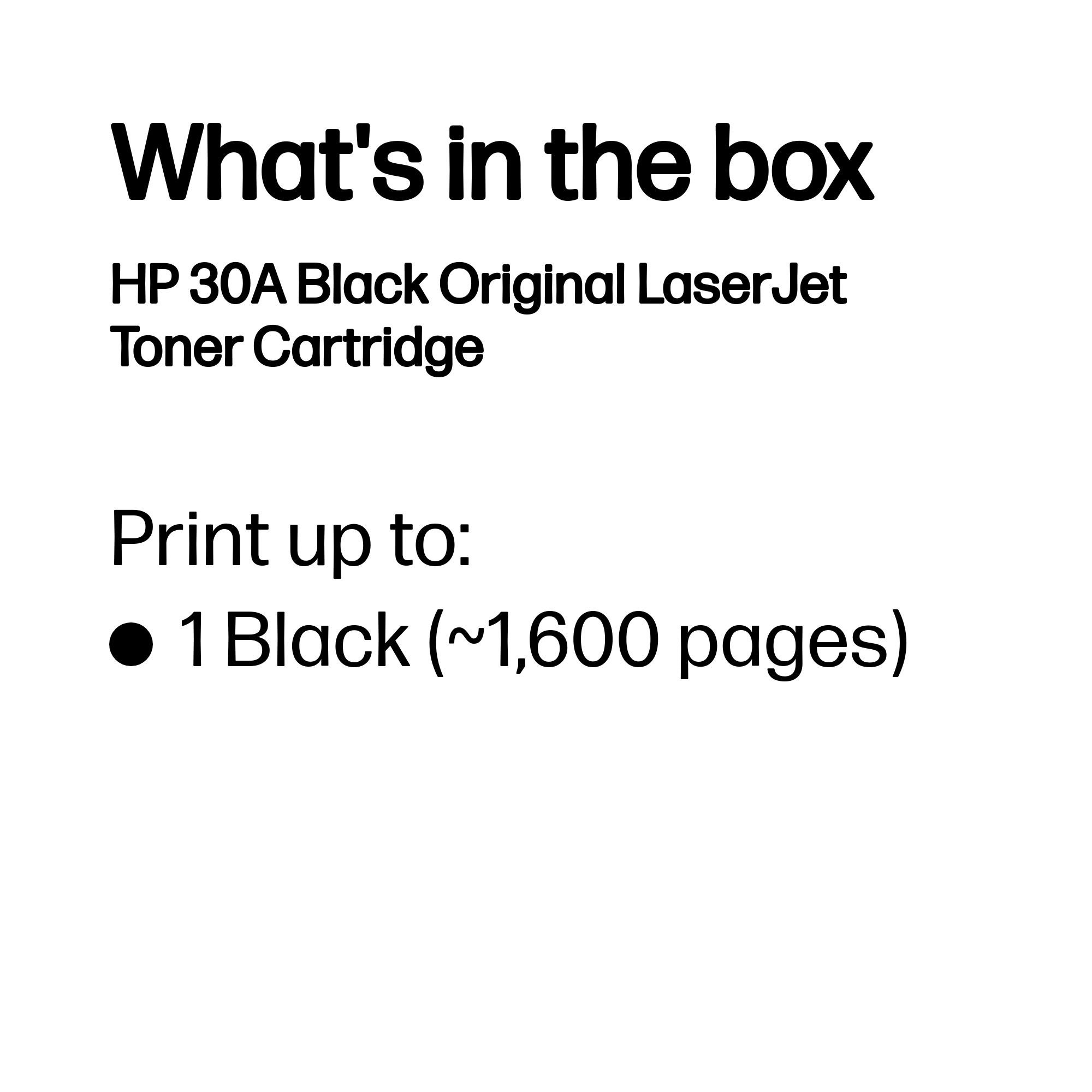 Toner HP, CF230A, black, 1.6 k, LASERJET PRO M203DN - imagine 3