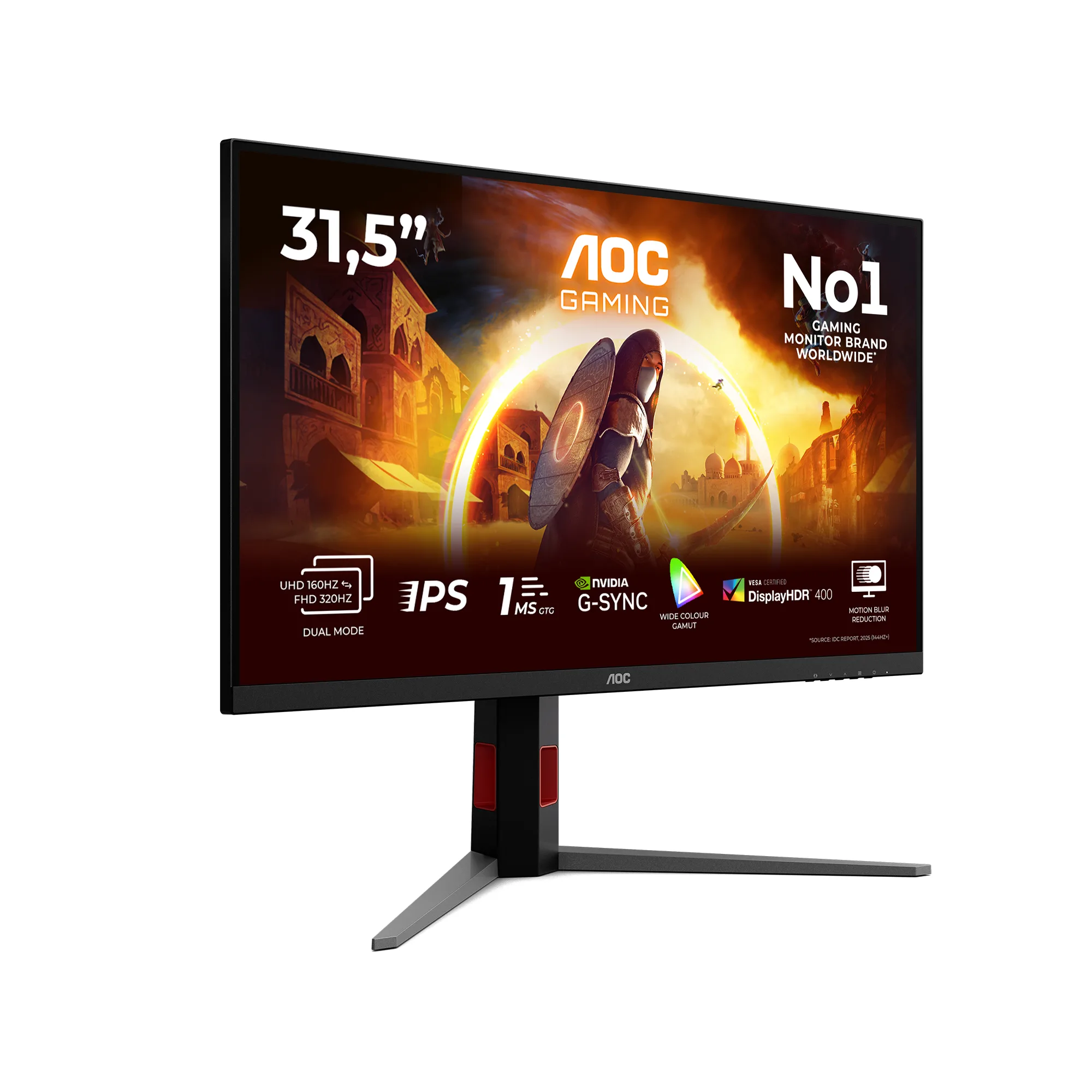 Monitor AOC 31.5" U32G4U, Diagonal (inch): 31.5, Diagonal (cm): 80, - imagine 2