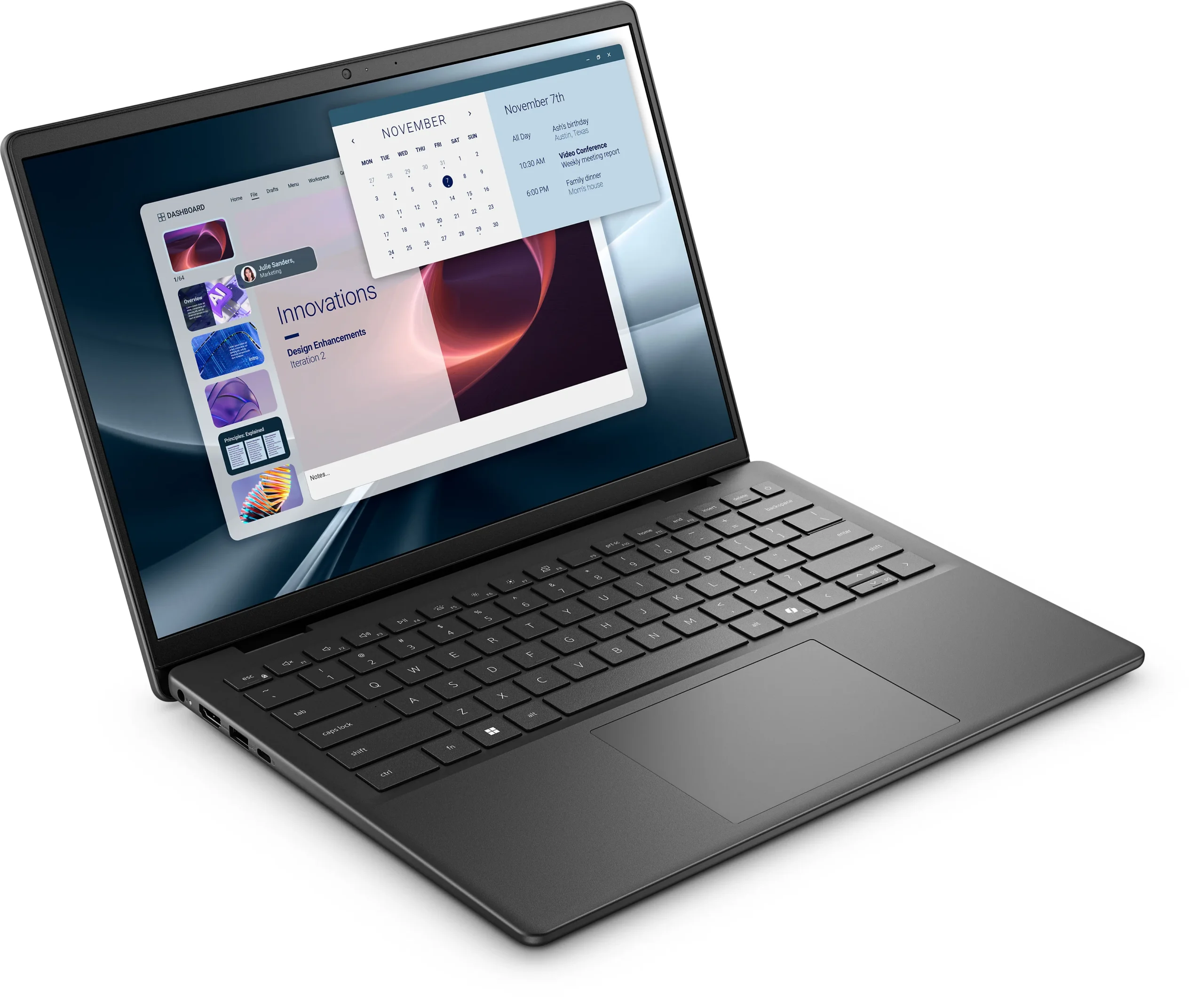 Laptop SMB Dell Pro 14 Essential PV14255, cu procesor AMD - imagine 2