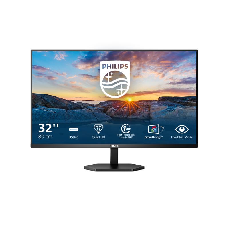 Monitor Consumer Philips 32E1N3600LA/00, 31.5", 2560 x 1440 pixeli, Black,