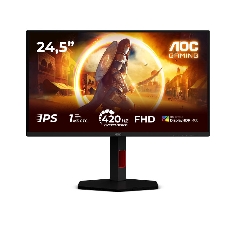 Monitor AOC 24.5" 25G4KUR, Diagonal (inch): 24.5, Diagonal (cm): 62,