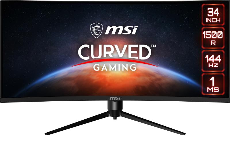 Monitor Consumer MSI MAG342CQR, 34", 3440 x 1440 pixeli, Black,