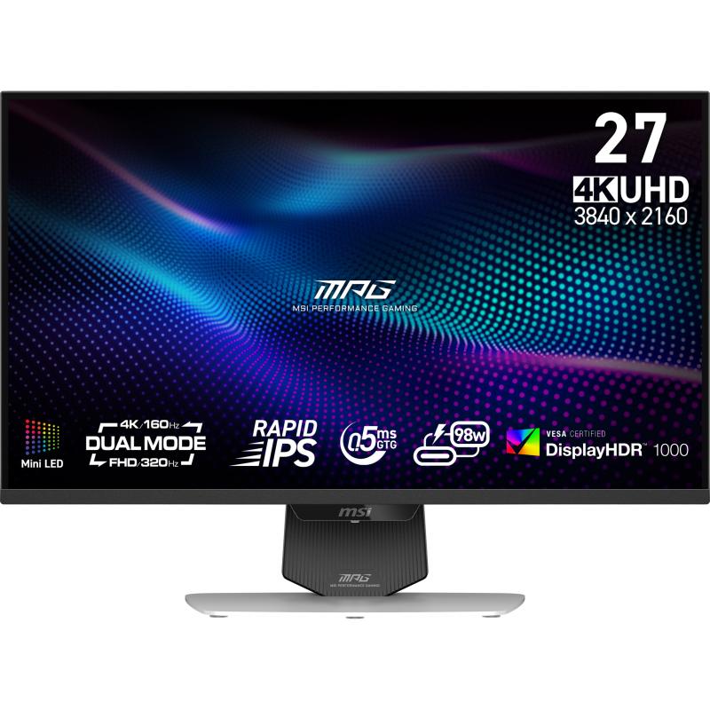 MSI MPG 274URDFW E16M. Display diagonal: 68.6 cm (27"), Display