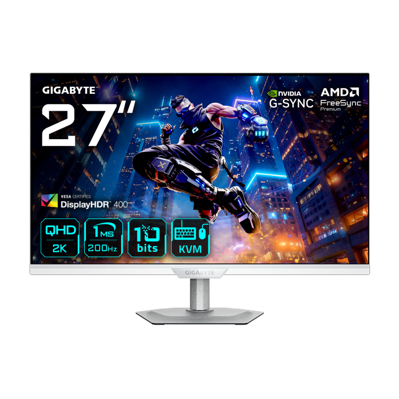 GIGABYTE M27Q2 QD ICE. Display diagonal: 68.6 cm (27"), Display