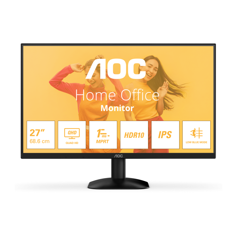 Monitor AOC 27" Q27B35E, Diagonal (inch): 27, Diagonal (cm): 68,