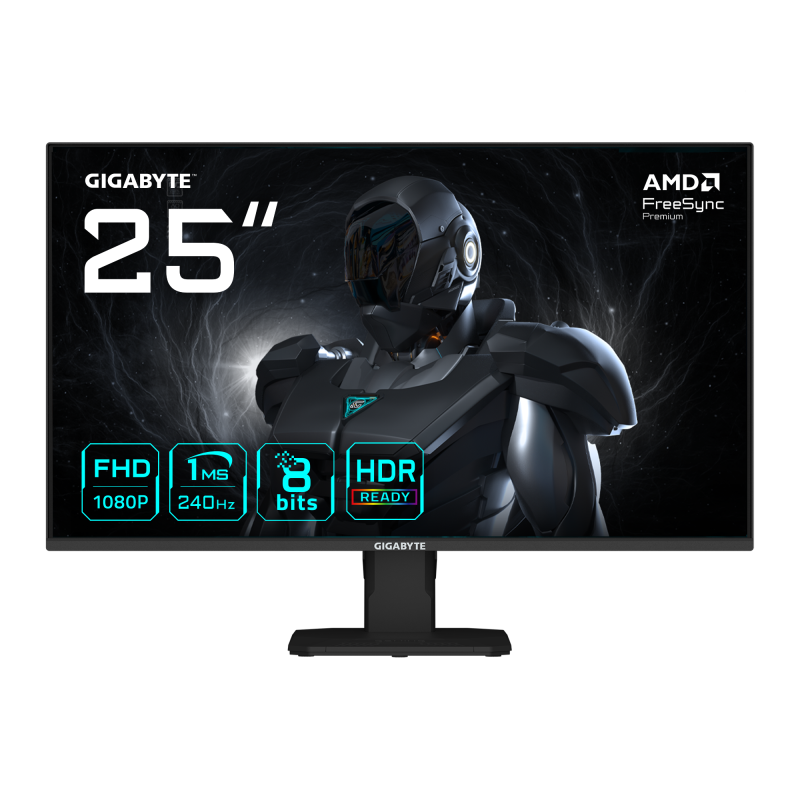 GIGABYTE GS25F2A. Display diagonal: 62.2 cm (24.5"), Display resolution: 1920