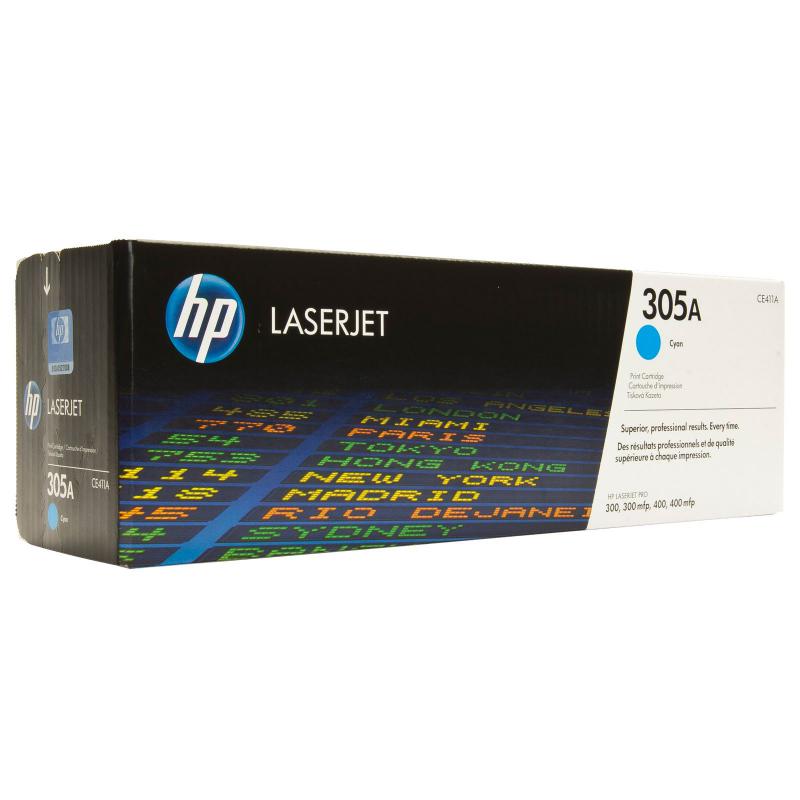 Toner HP CE411A, cyan, 2.6 k, Color LaserJet Pro 300