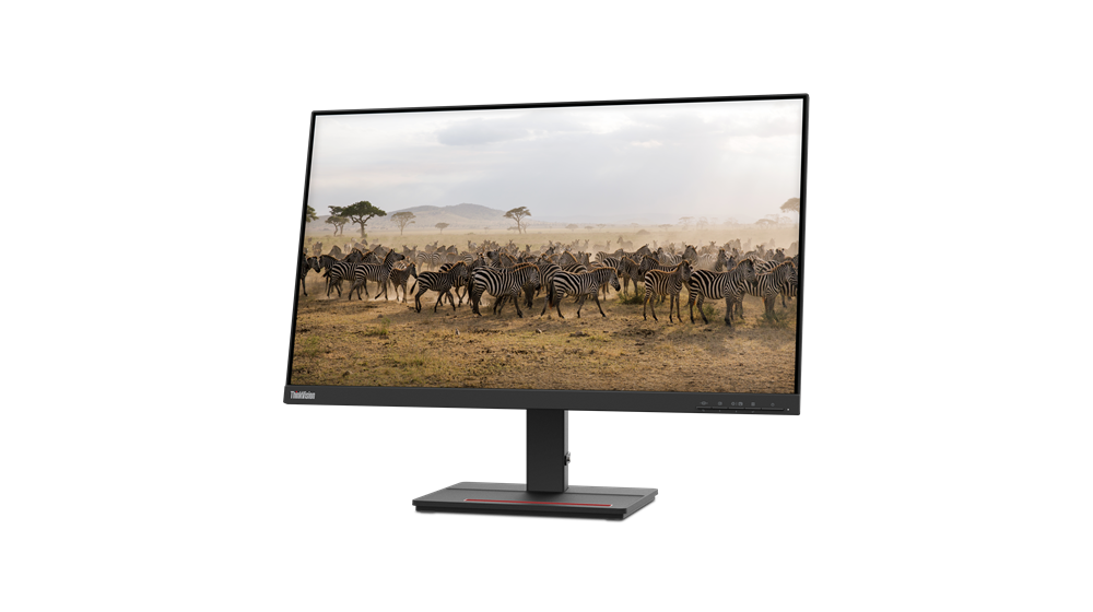 Monitor LED Lenovo ThinkVision S27e-20,27inch, IPS FHD, 4ms, 60Hz, negru - imagine 3