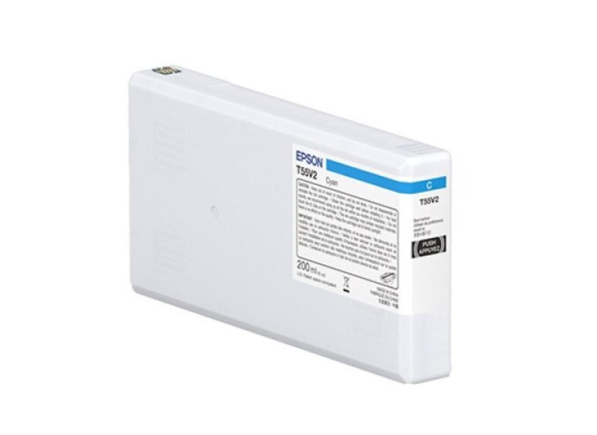 EPSON T55W2 CYAN INK CARTRIDGE, Ultrachrome® HDR, Capacitate:200ml, Compatibil cu:
