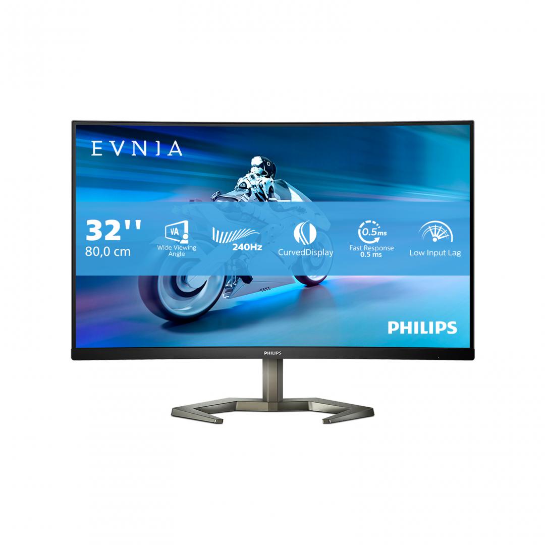 Monitor Consumer Philips 32M1C5200W/00, 31.2", 1920 x 1080 pixeli, Black, - imagine 2