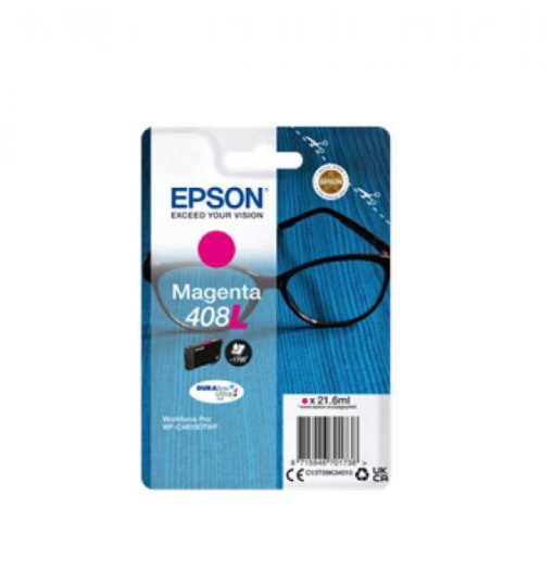 Cartus cerneala Epson 408L Ink Tank, DURABrite Ultra ink, Magenta,