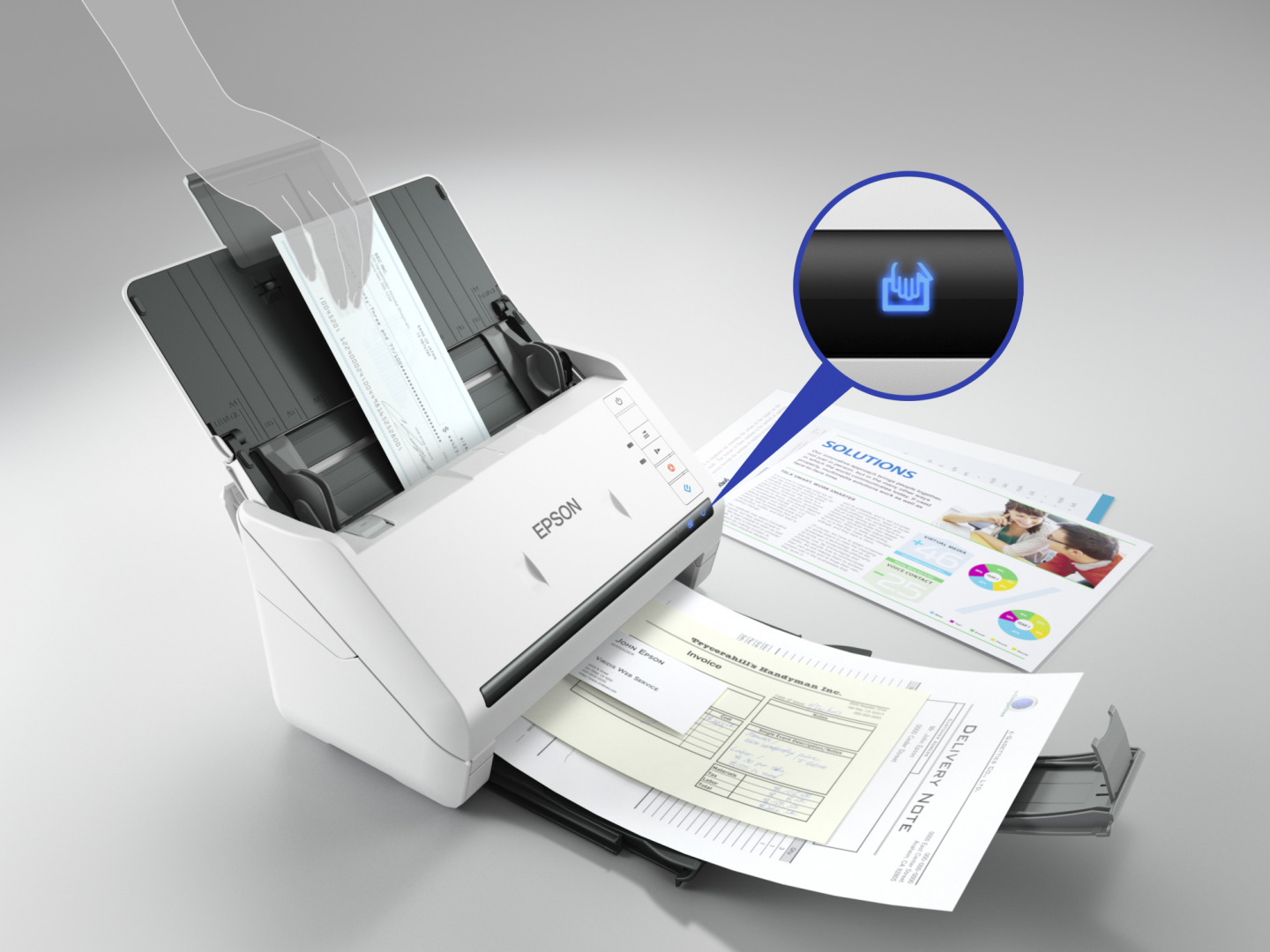 EPSON DS-770II A4 SCANNER, Format A4, Scannet tip Sheetfed, Rezolutie: - imagine 4