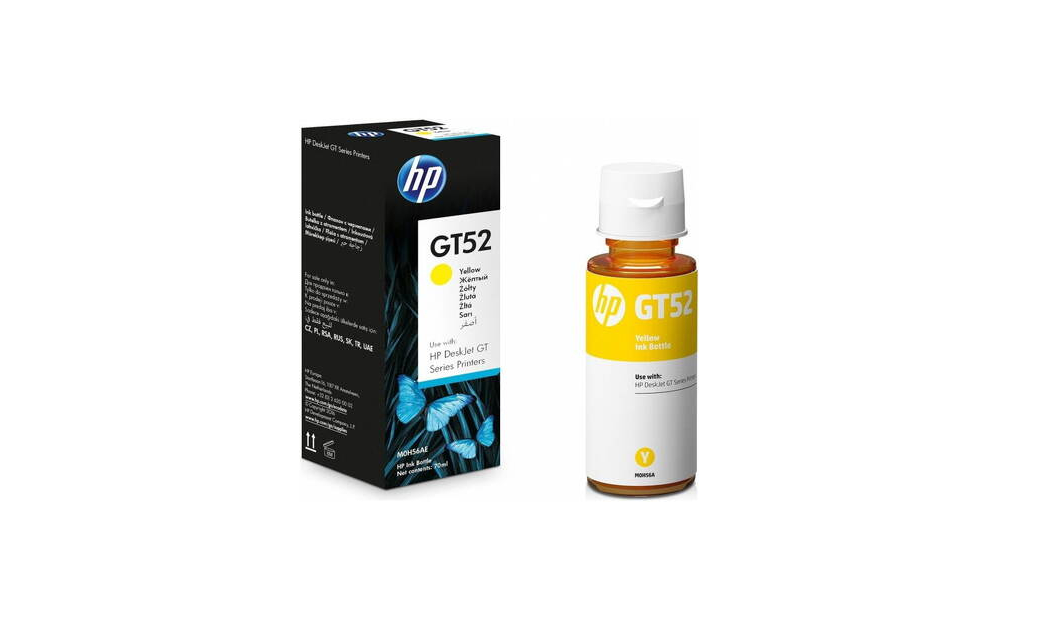 Rezerva cerneala HP M0H56AE, GT52, Culoare: Yellow, Capacitate: 70ml/8k pagini,