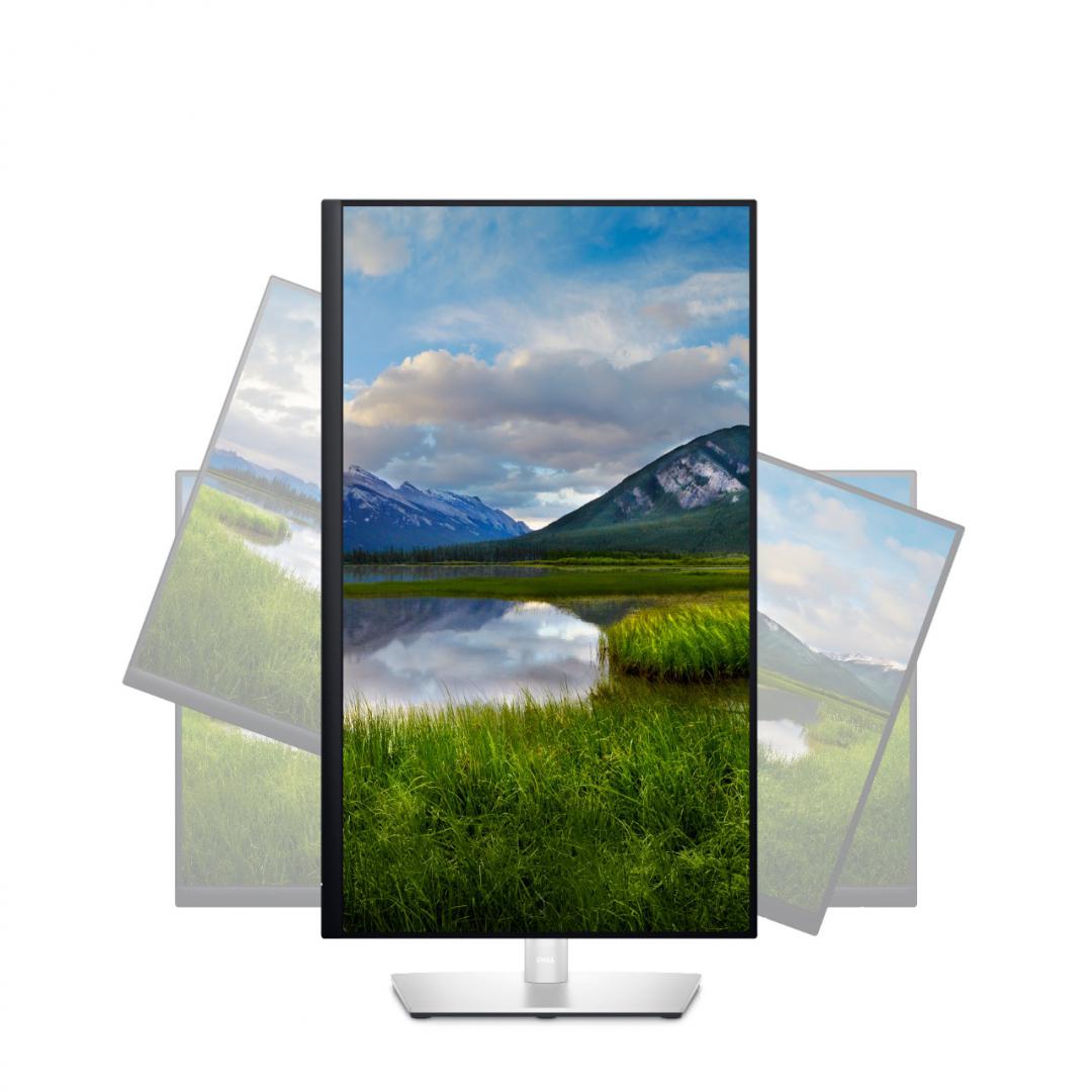 Monitor LED Dell P2722H, 27inch, IPS FHD, 5ms, 60Hz, gri - imagine 8