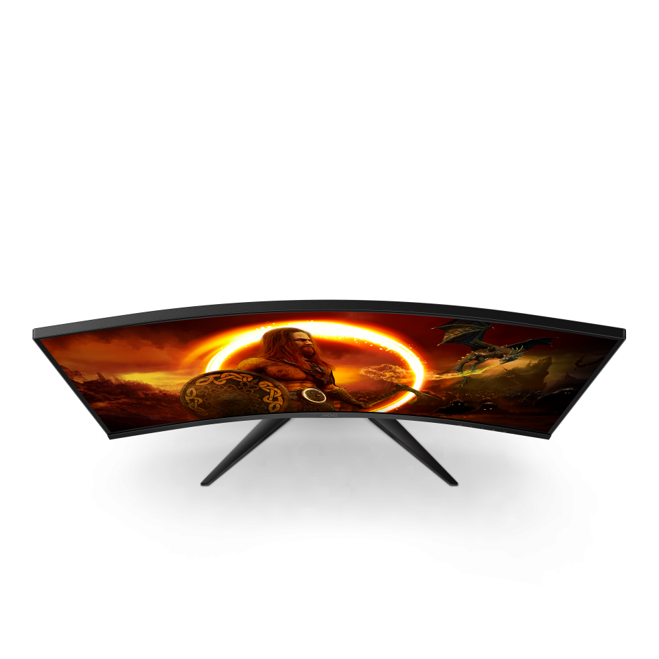 Monitor Gaming AOC CQ32G2SE/BK, 31.2", 2560 x 1440 pixeli, Black, - imagine 4