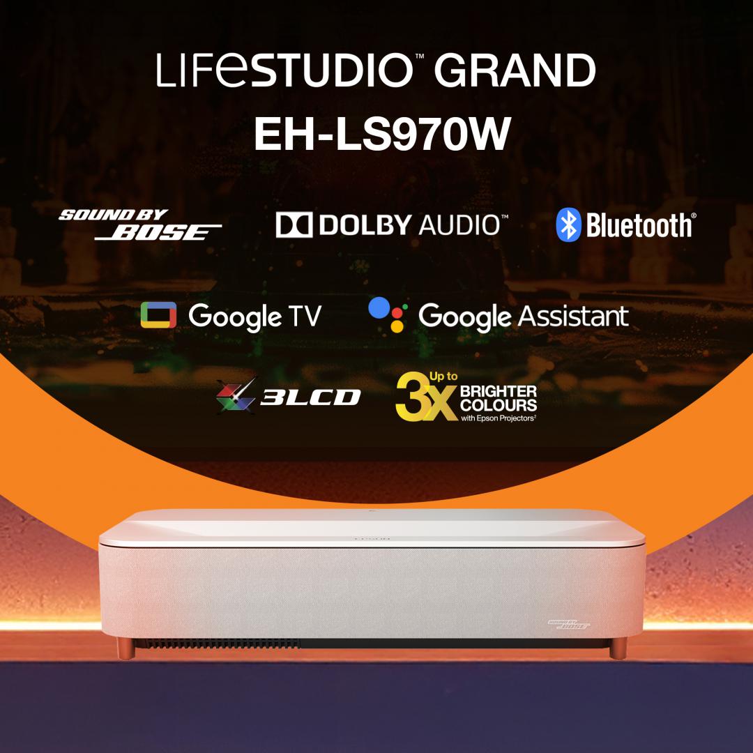 Epson Proiector Lifestudio Grand Plus EH-LS970W - Diamond white, Tehnologie - imagine 3