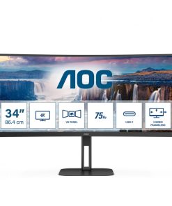 Monitor AOC 34" CU34V5C/BK