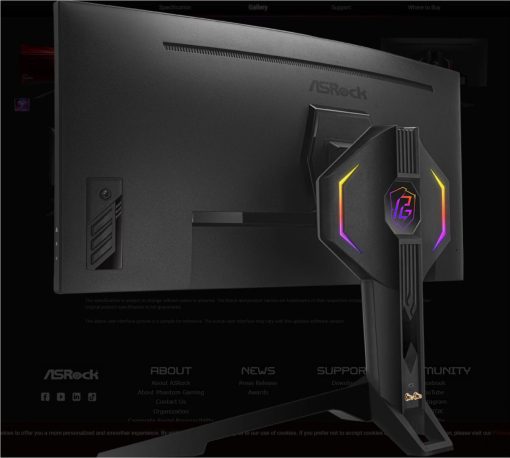 Asrock 34" Curved Gaming Monitor, Rezolutie: WQHD 3440x1440, Refresh rate: - imagine 4