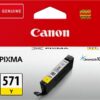 Cartus cerneala Canon CLI-571Y, yellow, capacitate 7ml, pentru Canon Pixma